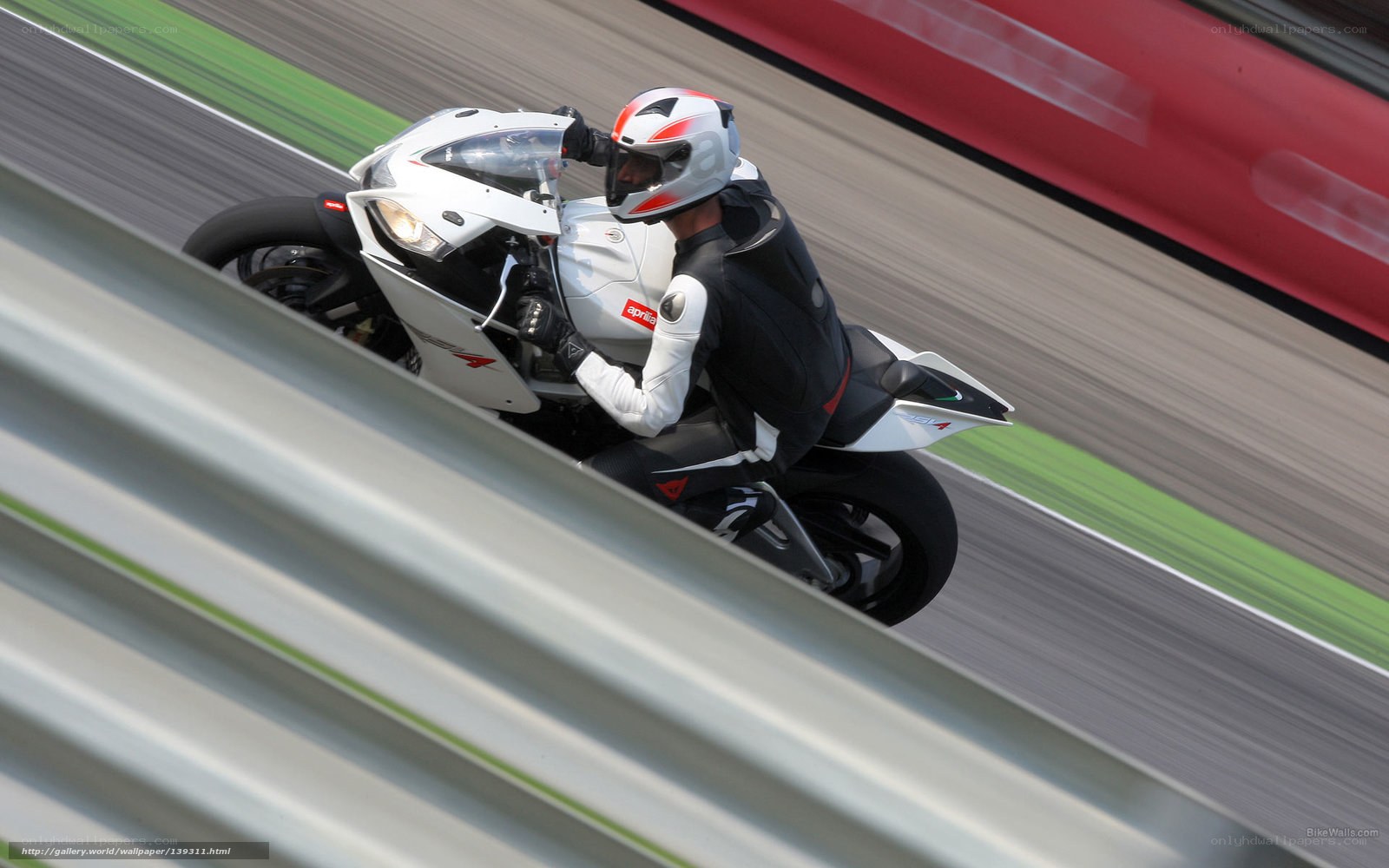 motorcycle racer on track