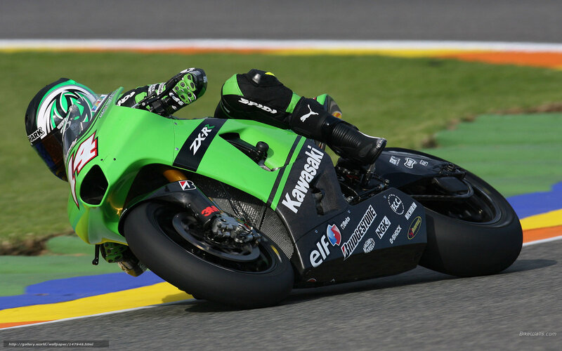 motorcycle racer on track