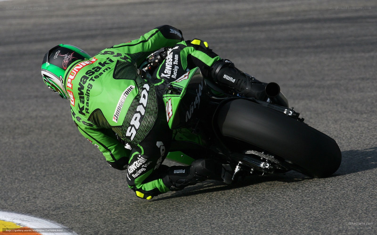 motorcycle racer on track