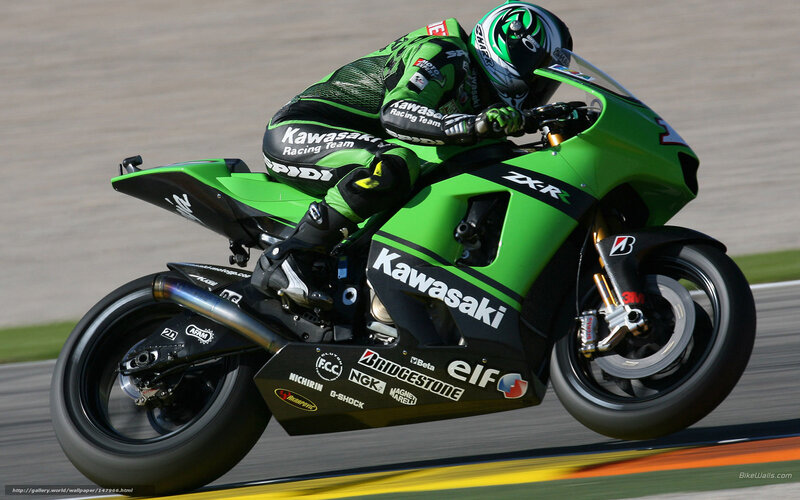 motorcycle racer on track