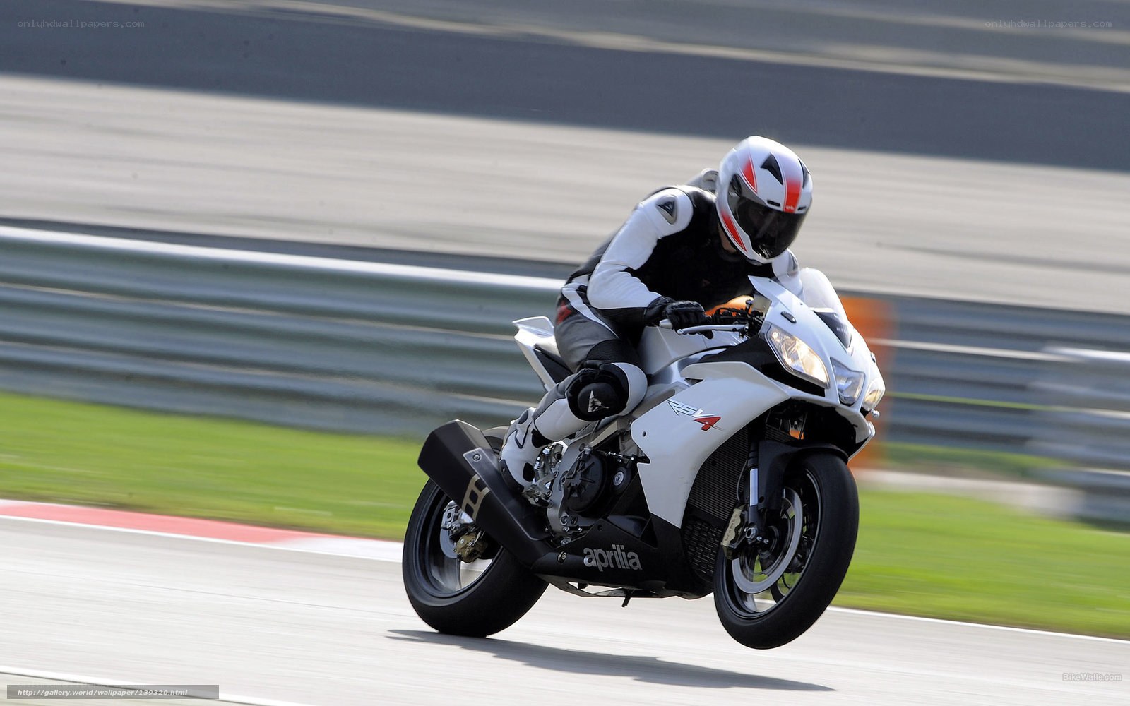 motorcycle racer on track