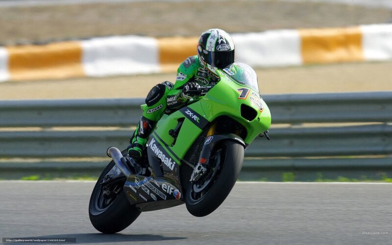 motorcycle racer on track