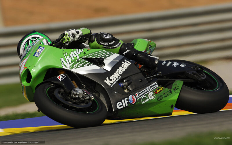 motorcycle racer on track