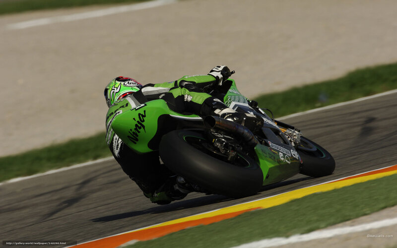 motorcycle racer on track
