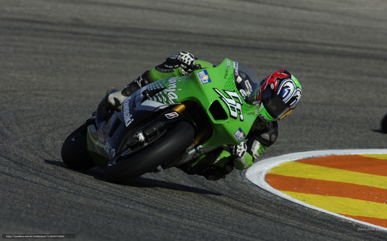 motorcycle racer on track