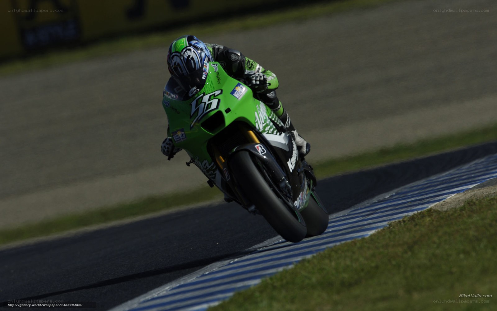 motorcycle racer on track