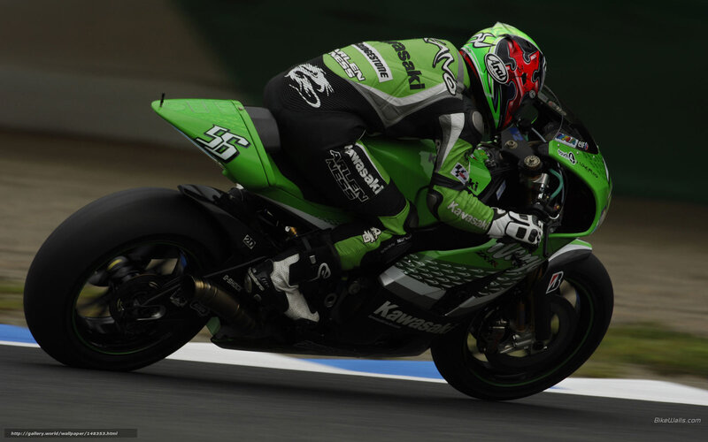 motorcycle racer on track
