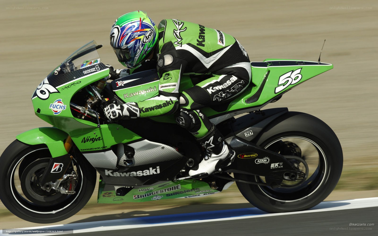 motorcycle racer on track