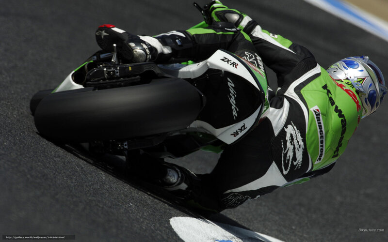 motorcycle racer on track