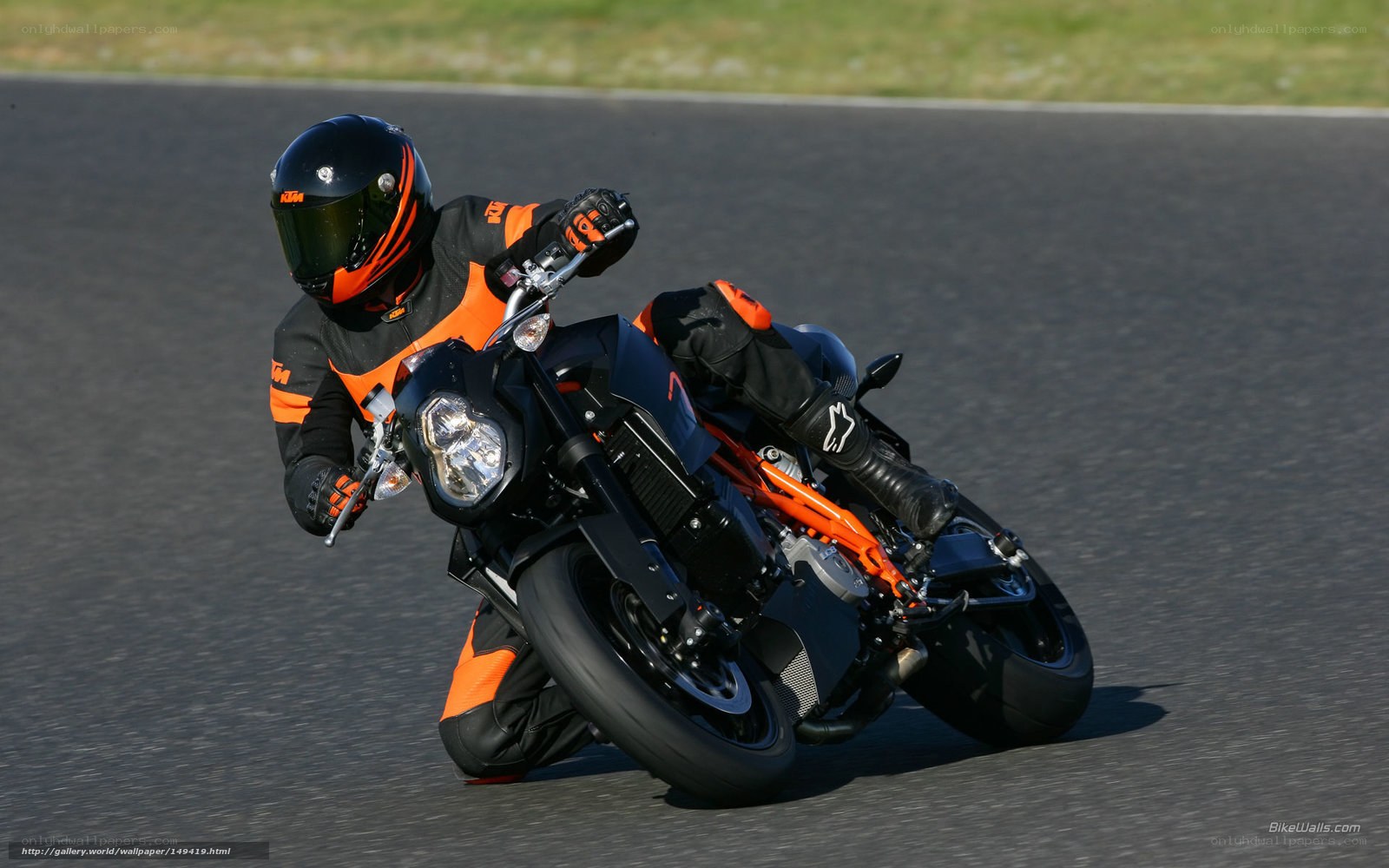 motorcycle racer on track