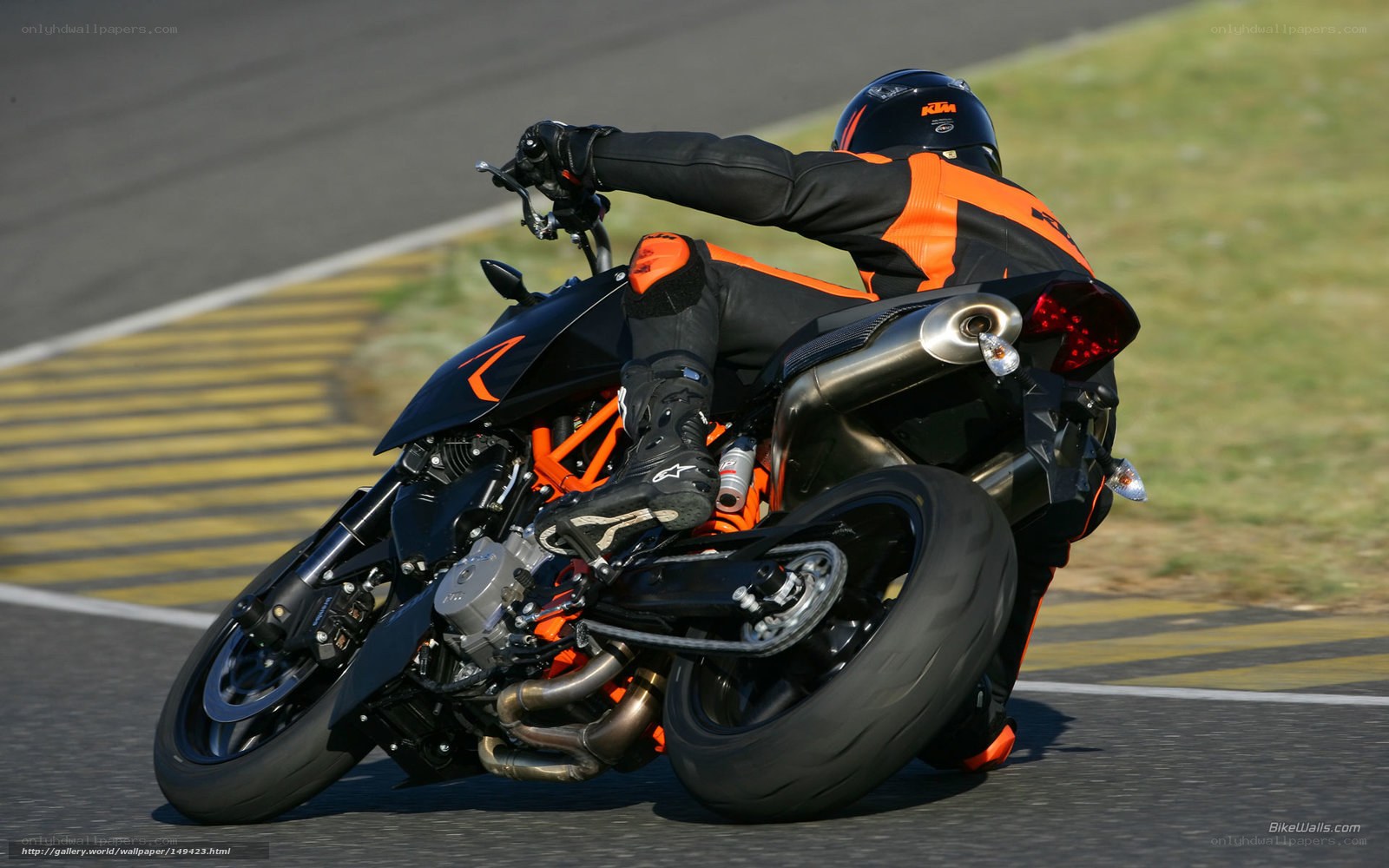 motorcycle racer on track