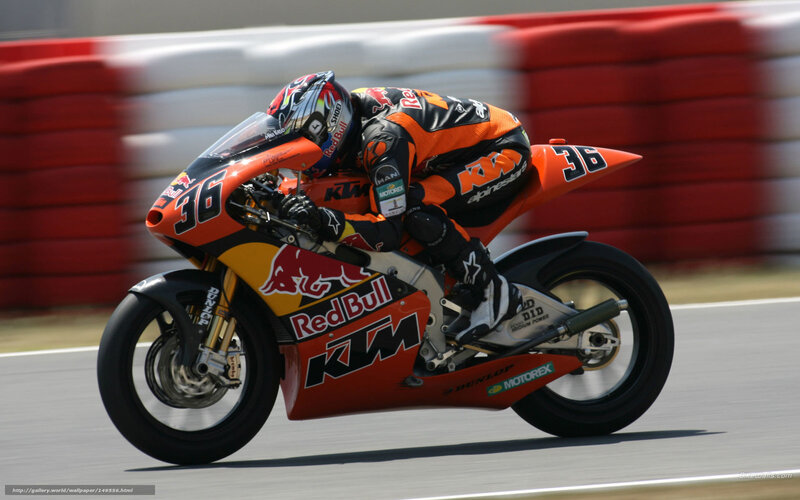 motorcycle racer on track