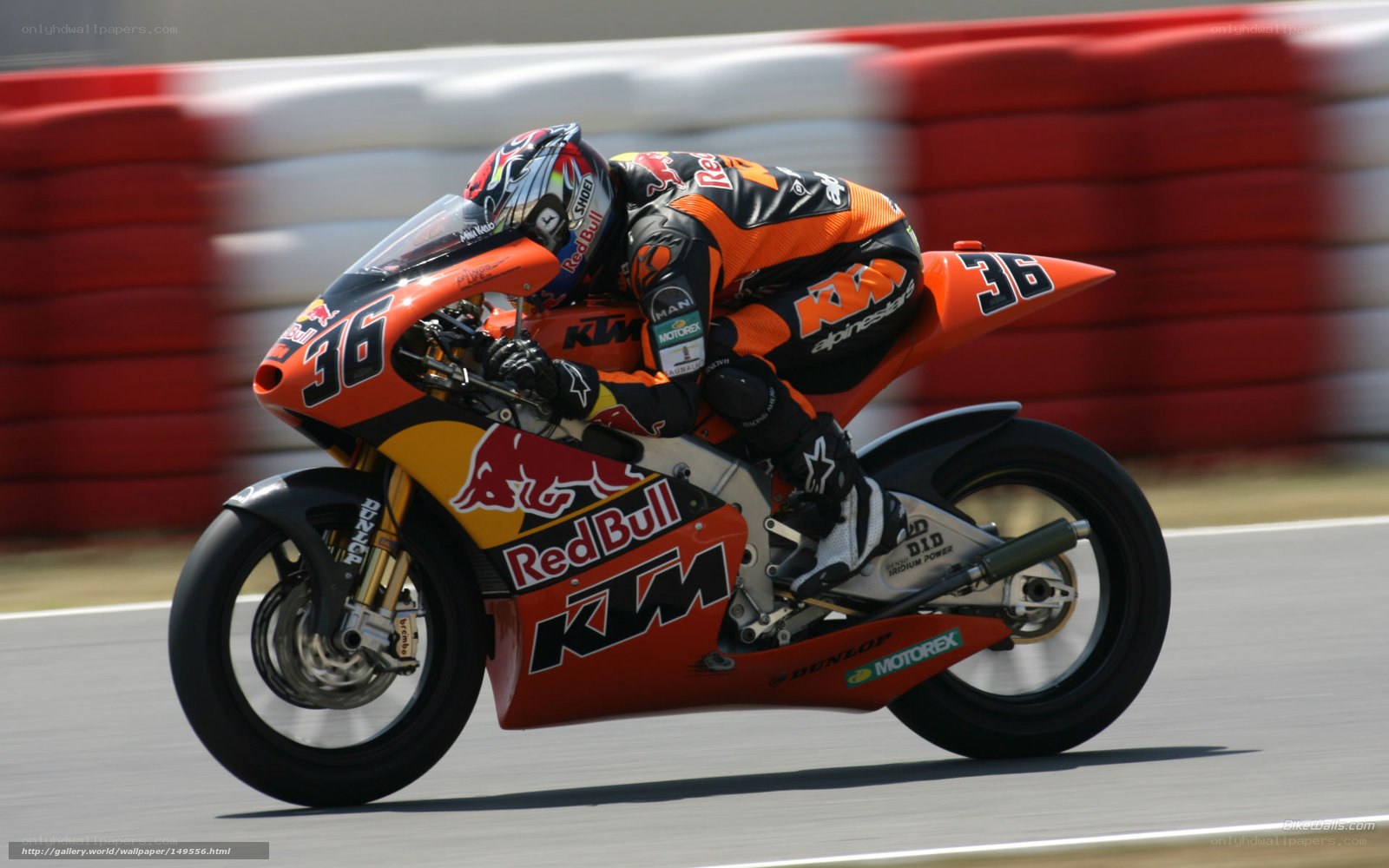 motorcycle racer on track