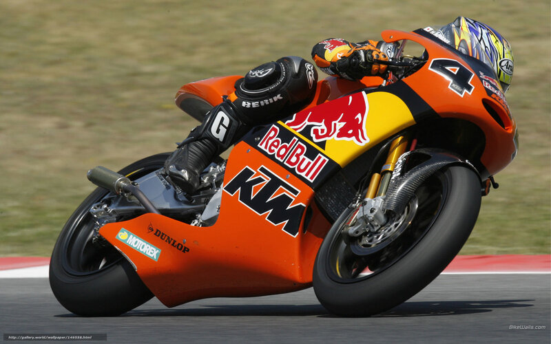 motorcycle racer on track