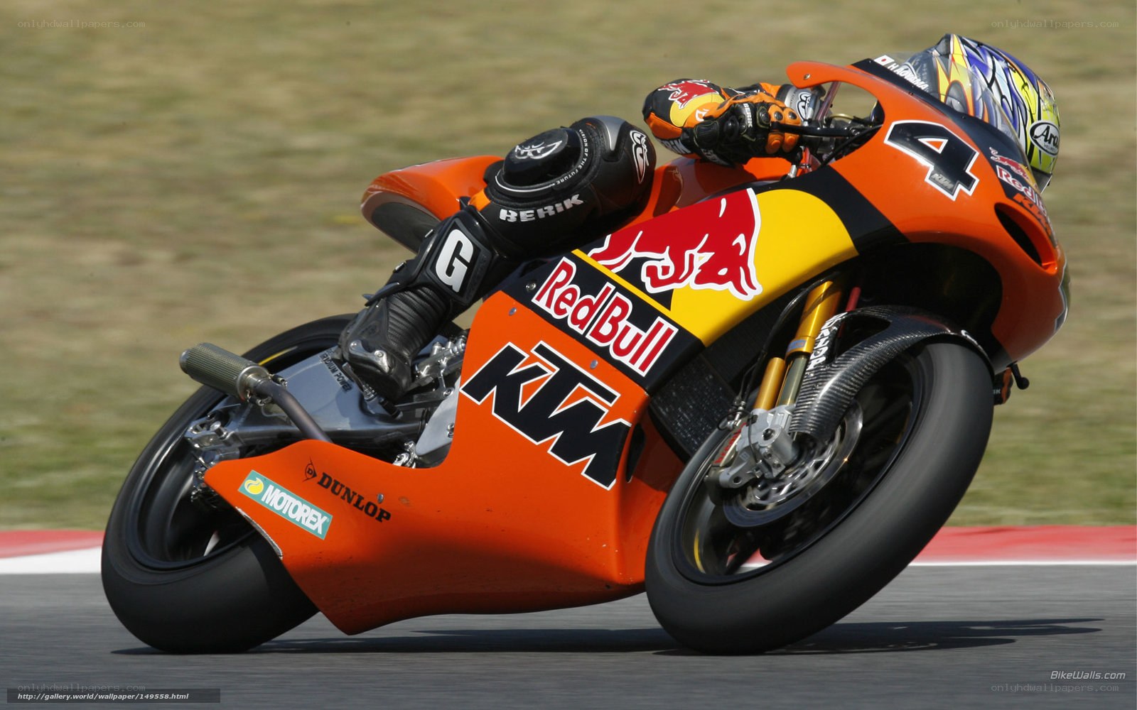 motorcycle racer on track