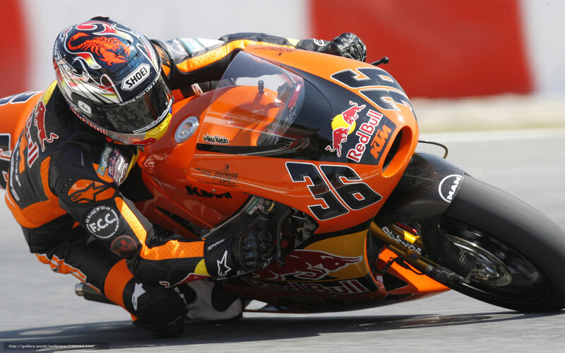 motorcycle racer on track