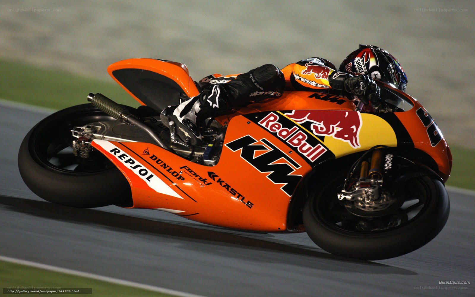 motorcycle racer on track