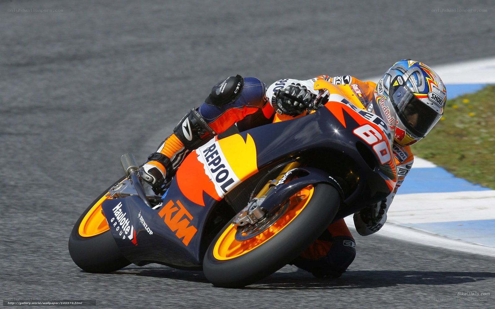 motorcycle racer on track