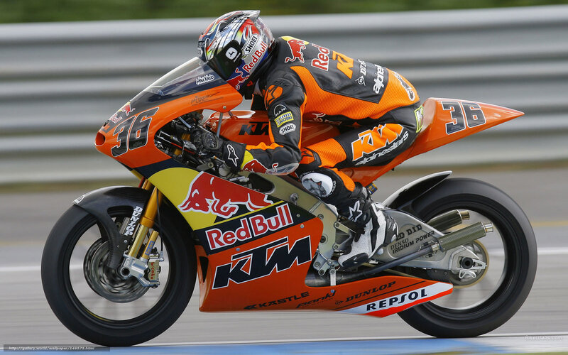 motorcycle racer on track