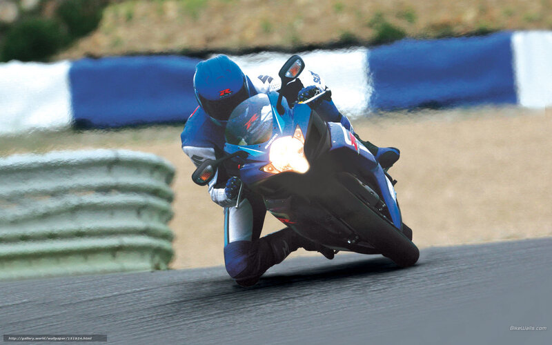 motorcycle racer on track