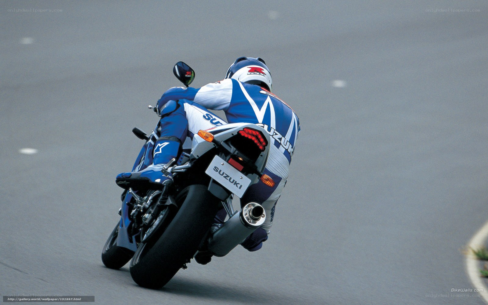 motorcycle racer on track