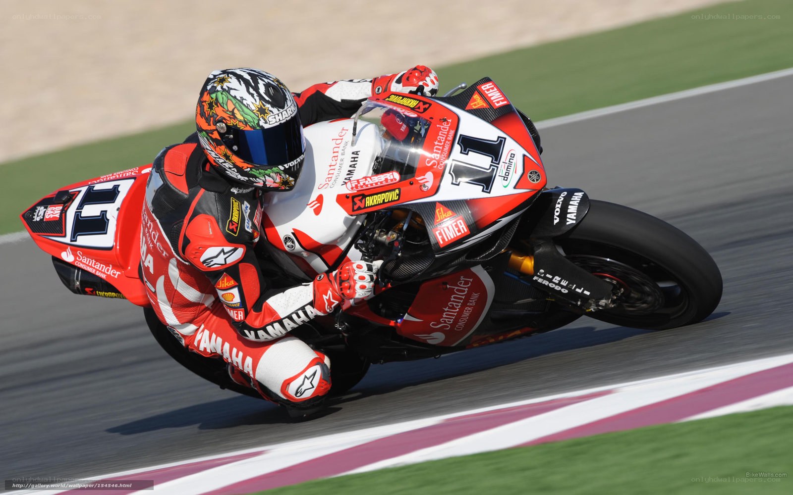 motorcycle racer on track