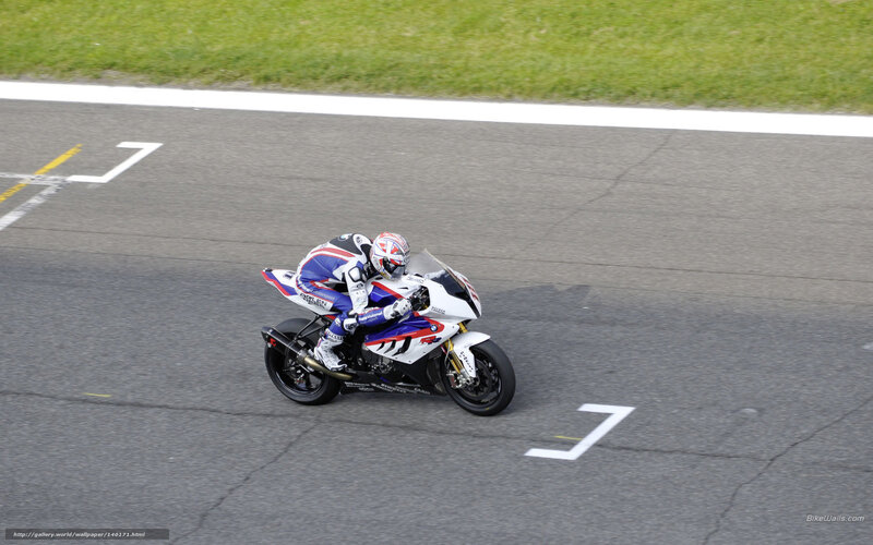 motorcycle racer on track