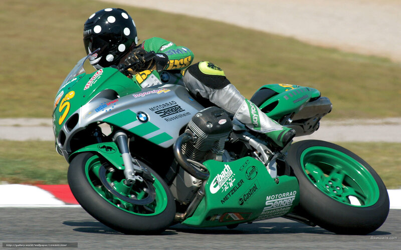 motorcycle racer on track