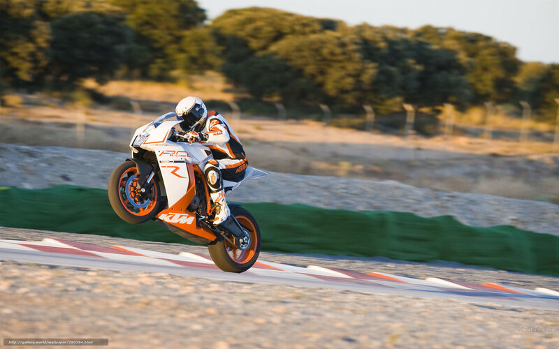 motorcycle racer on track