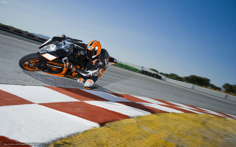 motorcycle racer on track