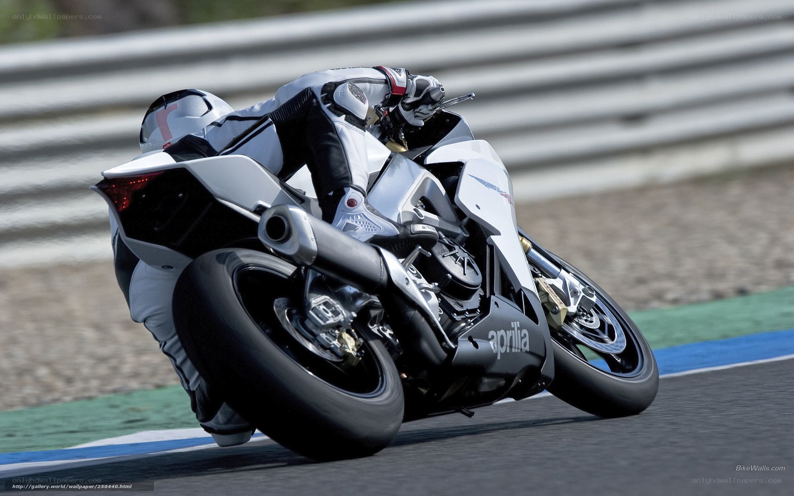 motorcycle racer on track
