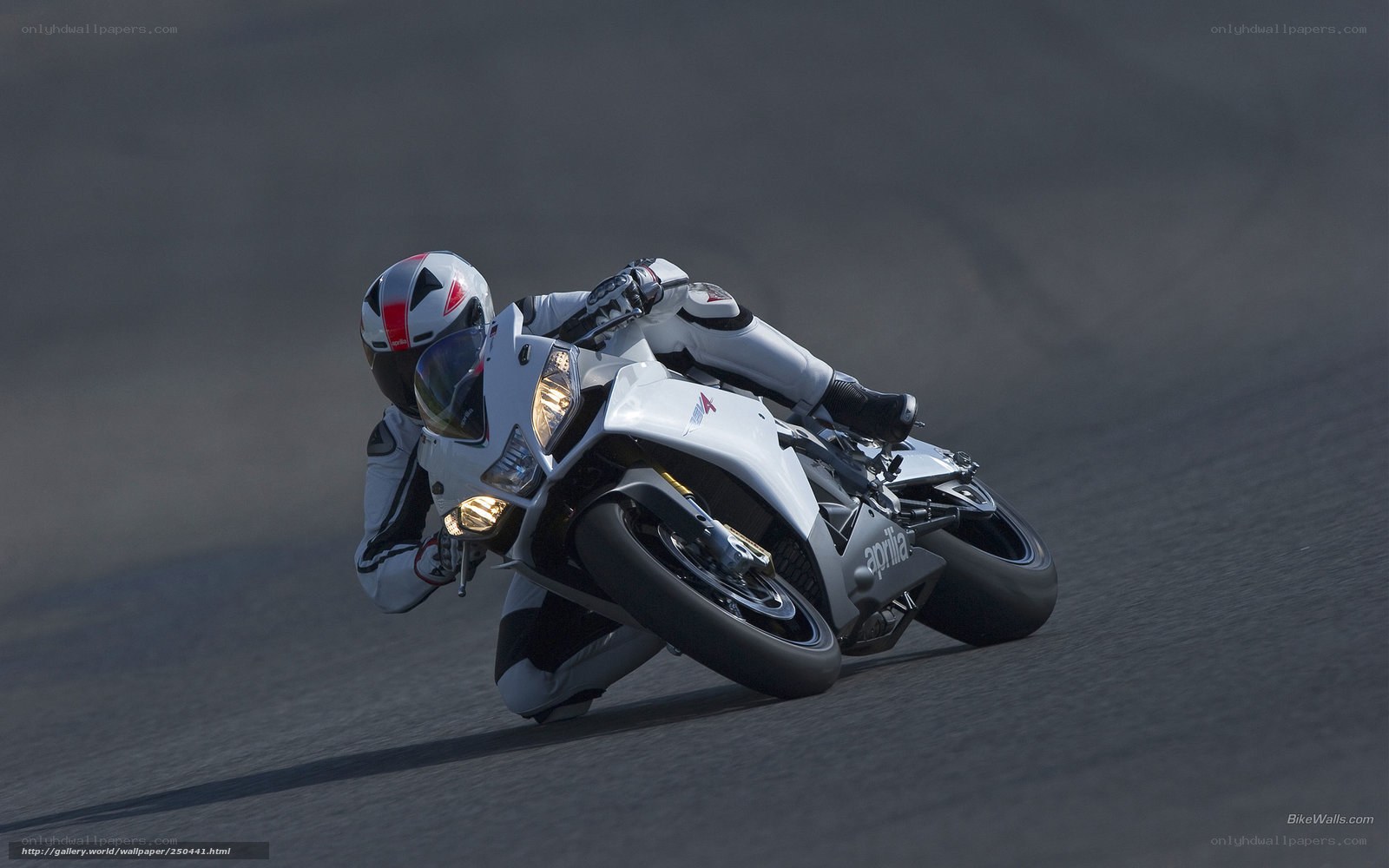 motorcycle racer on track