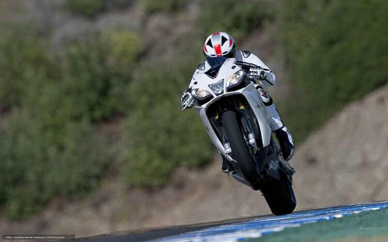 motorcycle racer on track