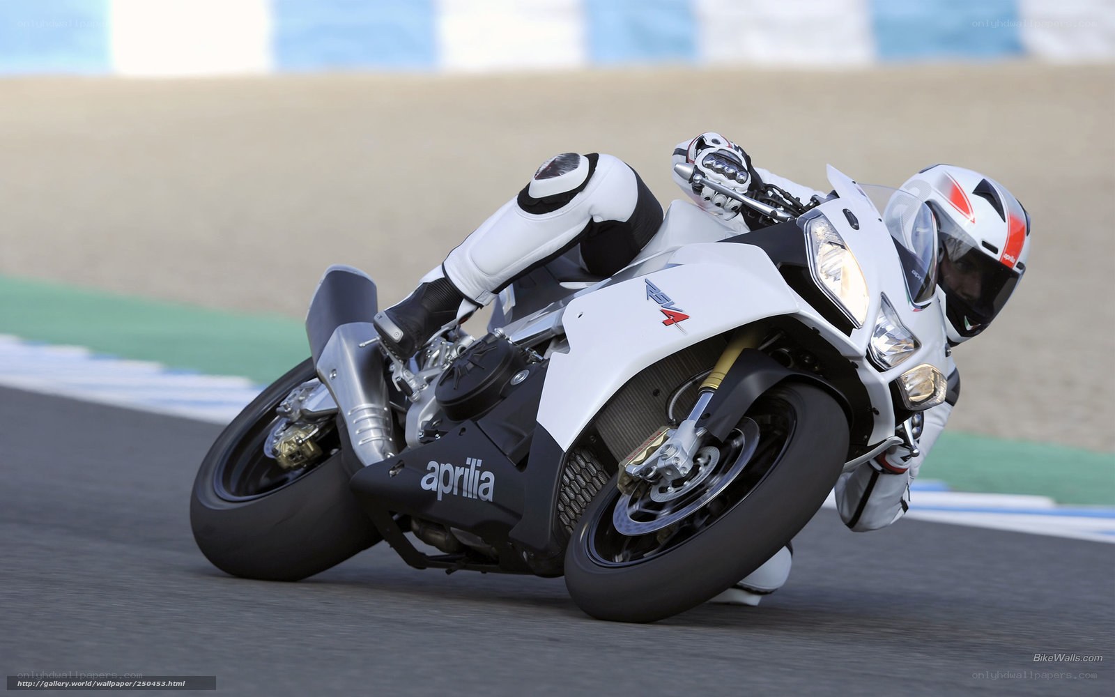 motorcycle racer on track