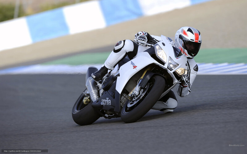 motorcycle racer on track