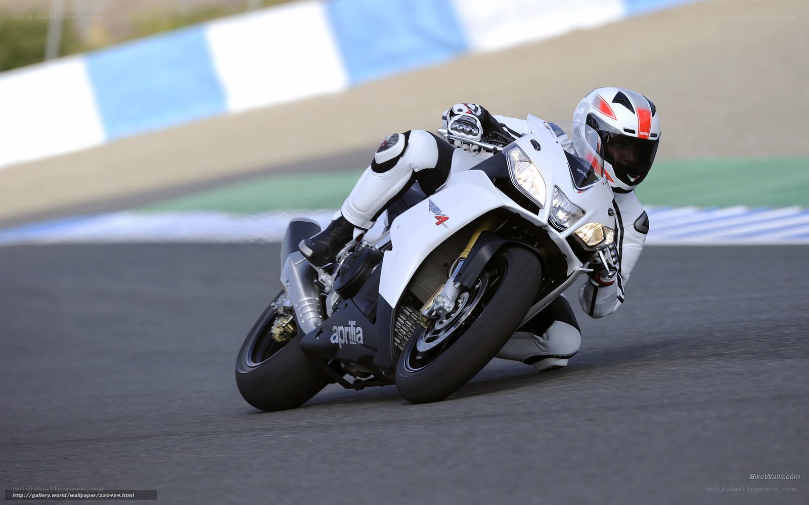 motorcycle racer on track