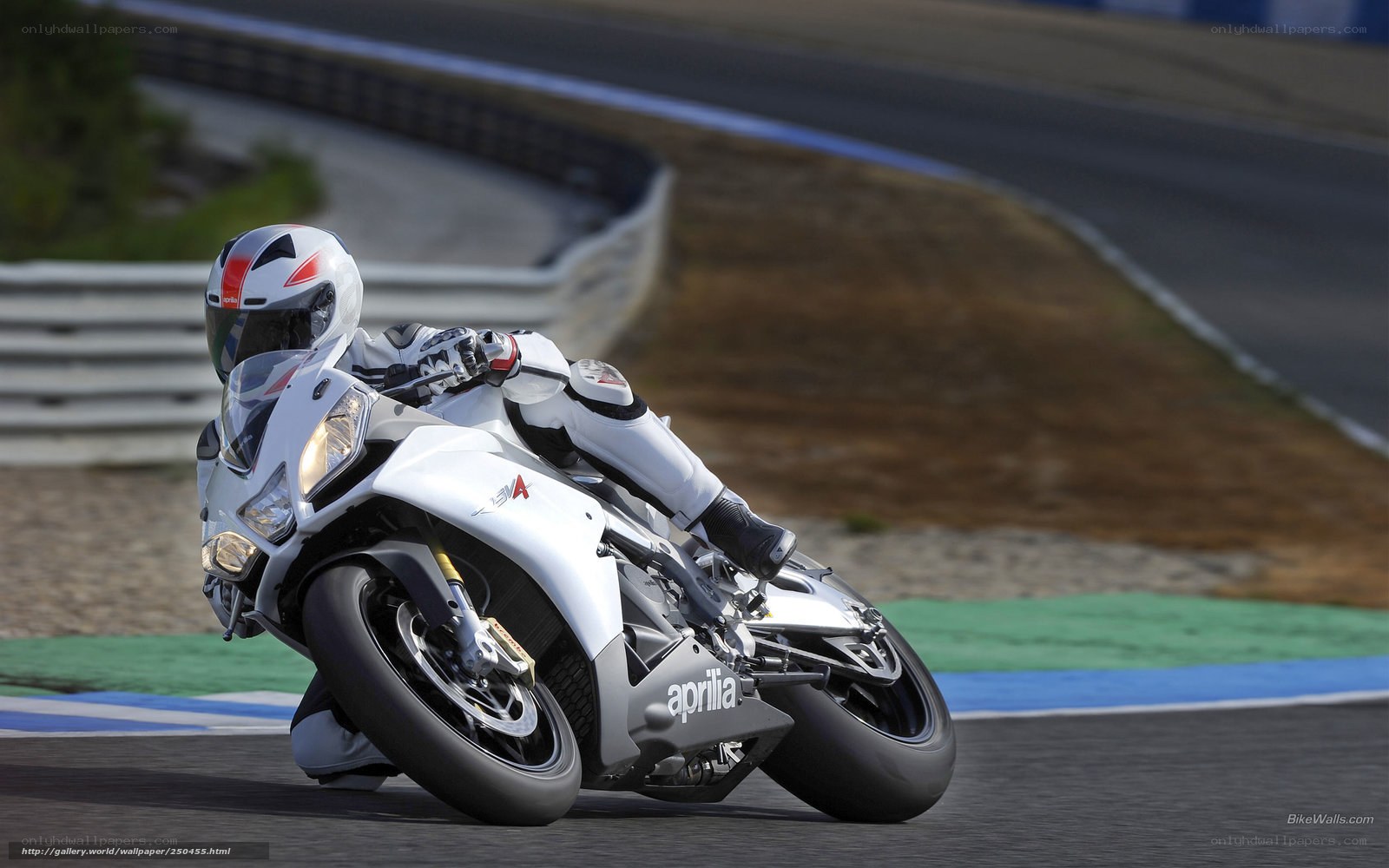 motorcycle racer on track
