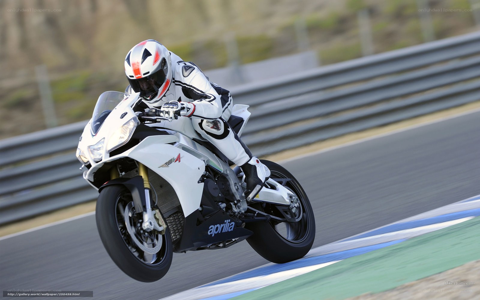 motorcycle racer on track