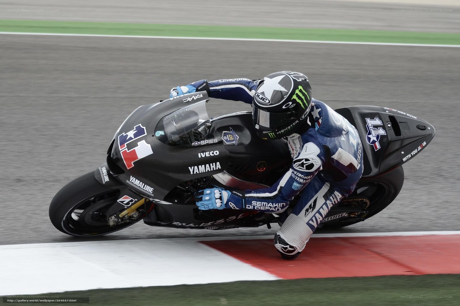 motorcycle racer on track