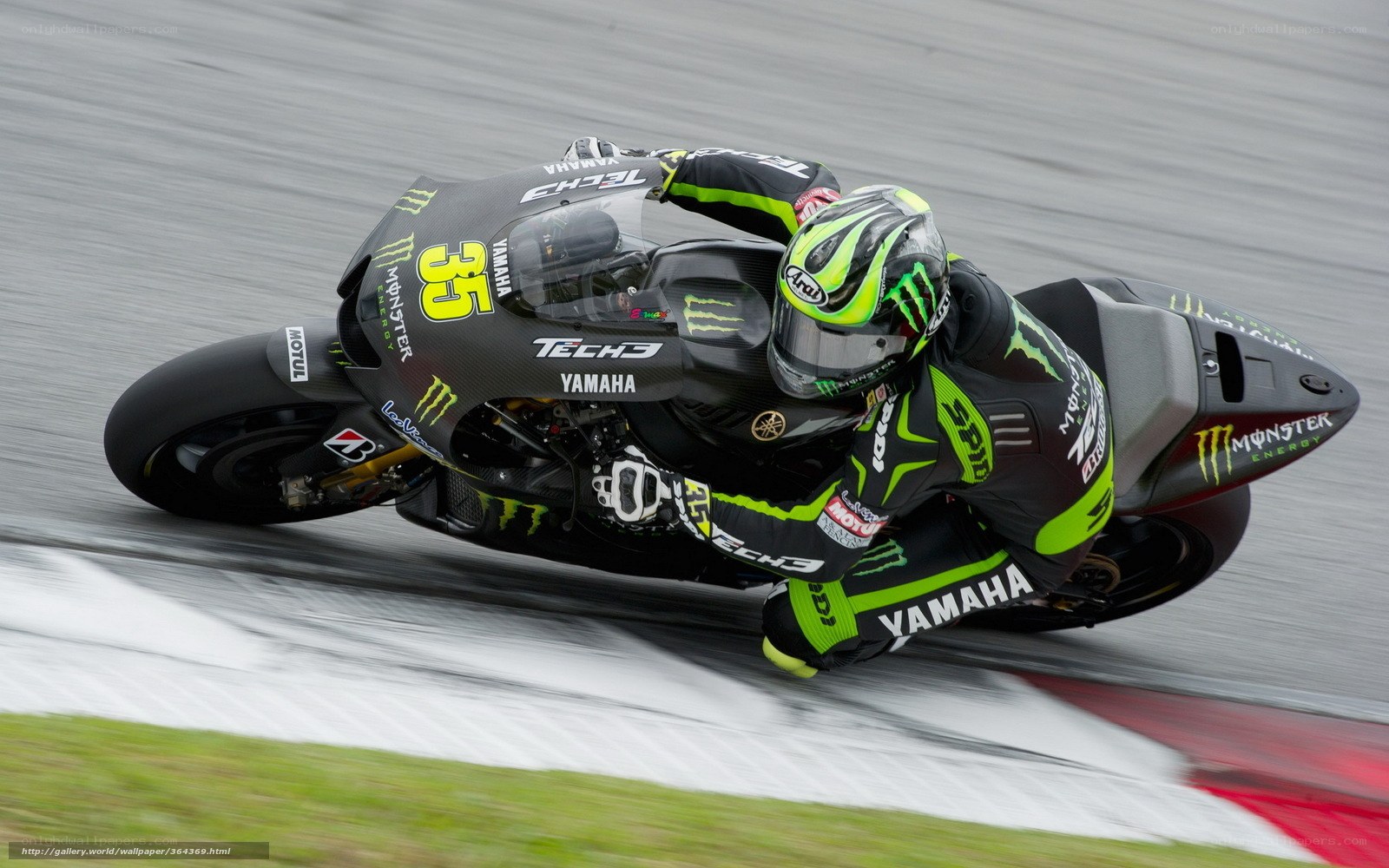 motorcycle racer on track