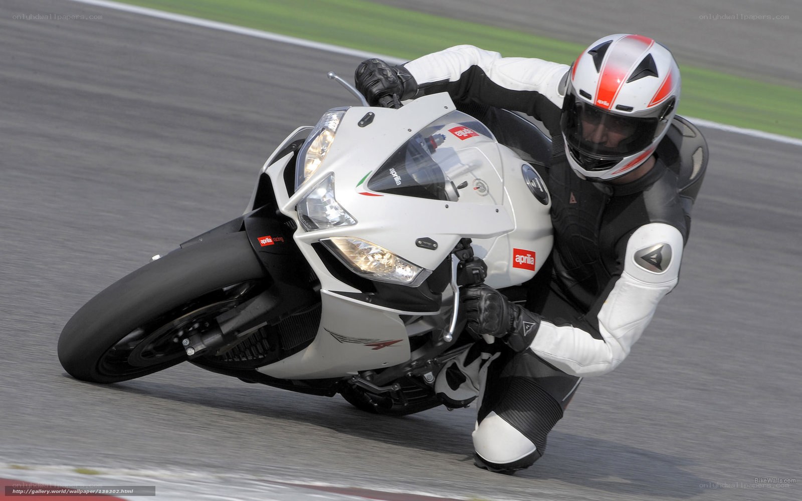 motorcycle racer on track