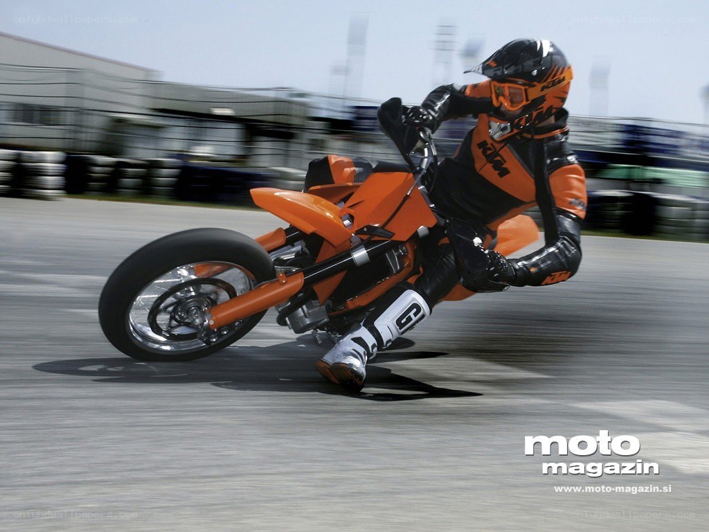 motorcycle racer on track