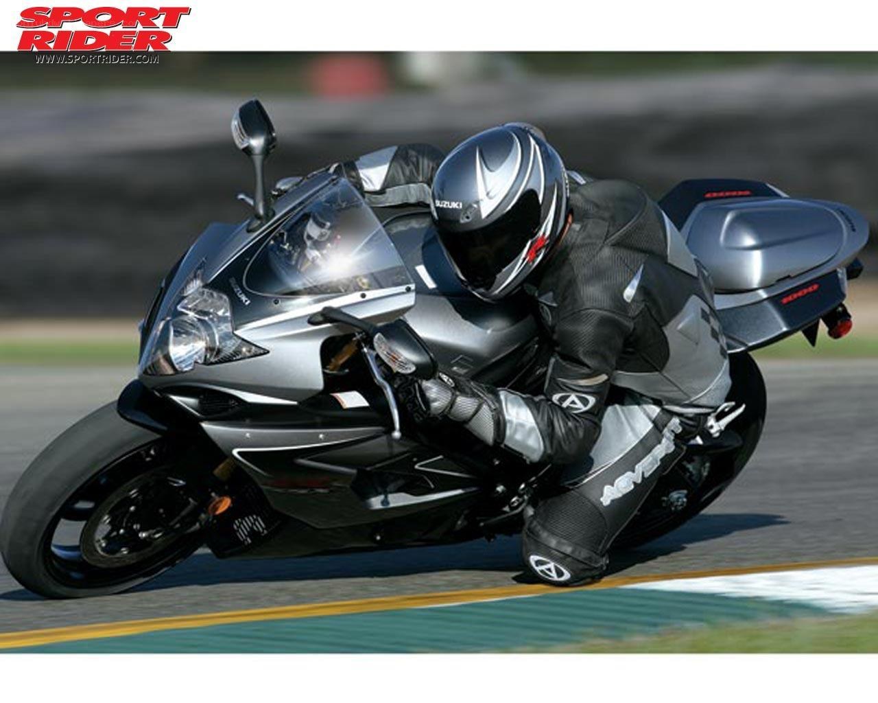 motorcycle racer on track