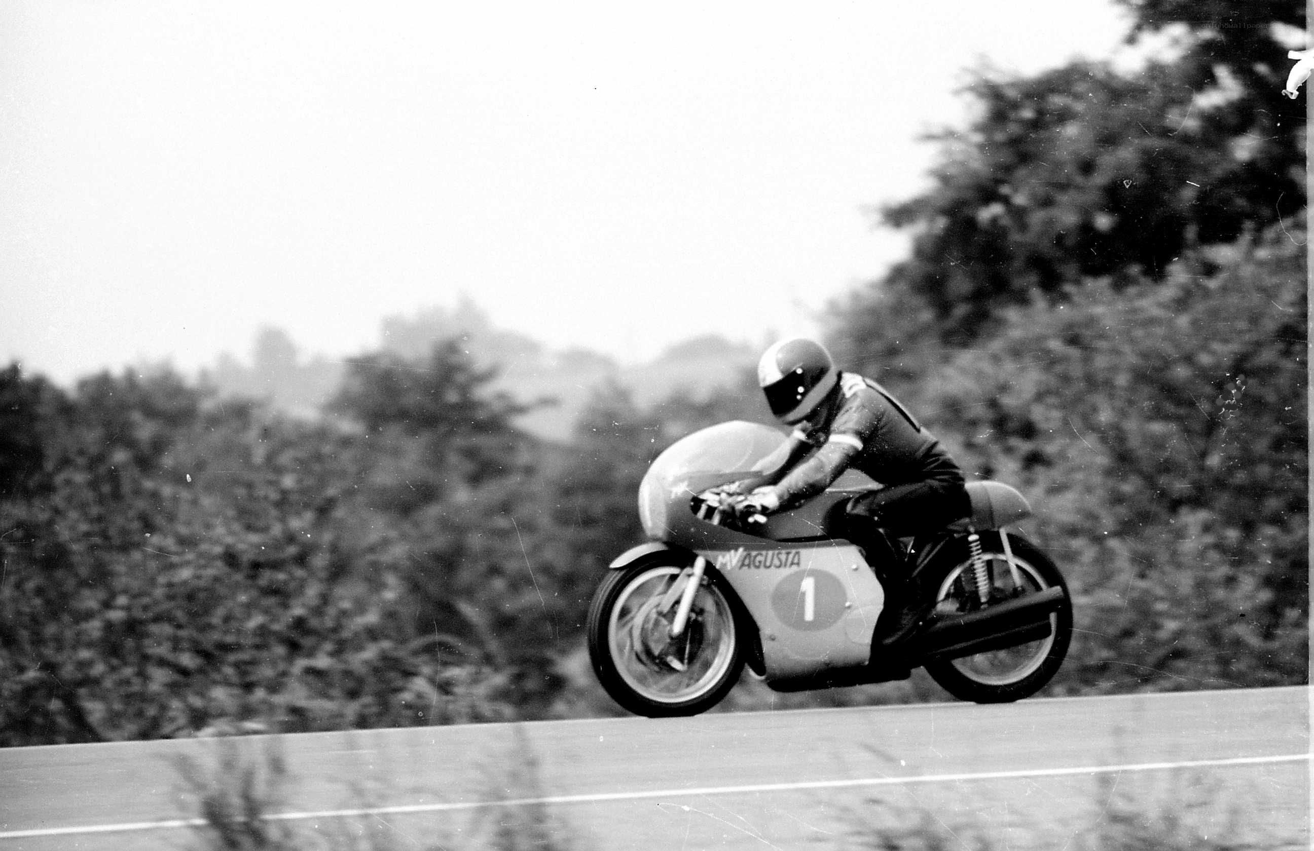 motorcycle racer on track