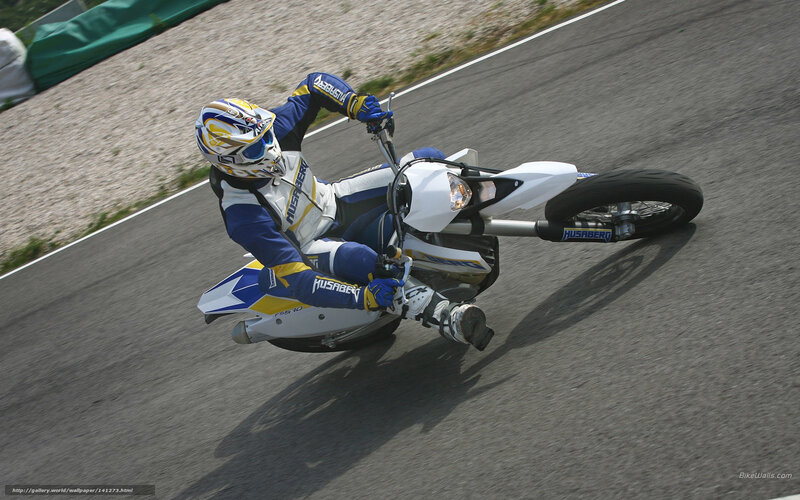 motorcycle racer on track