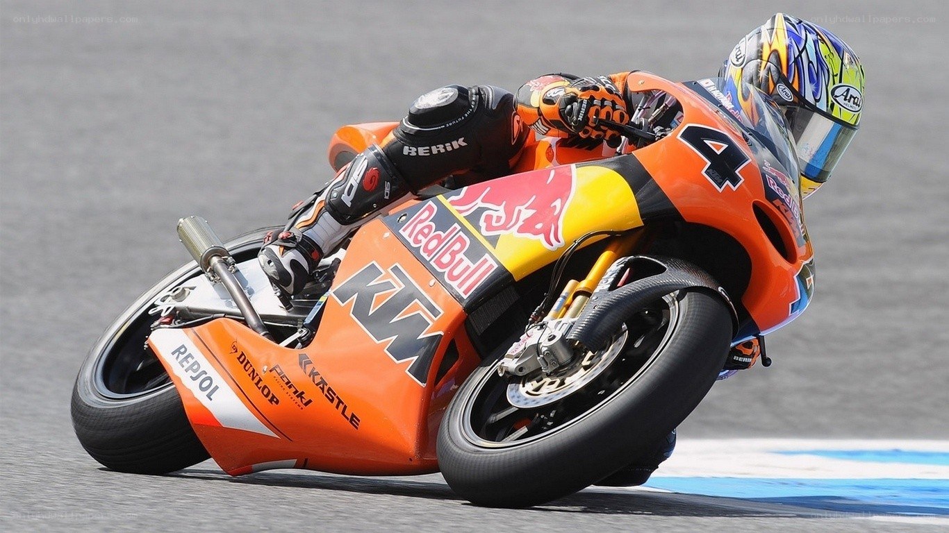 motorcycle racer on track