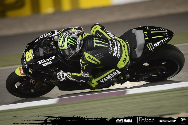 motorcycle racer on track
