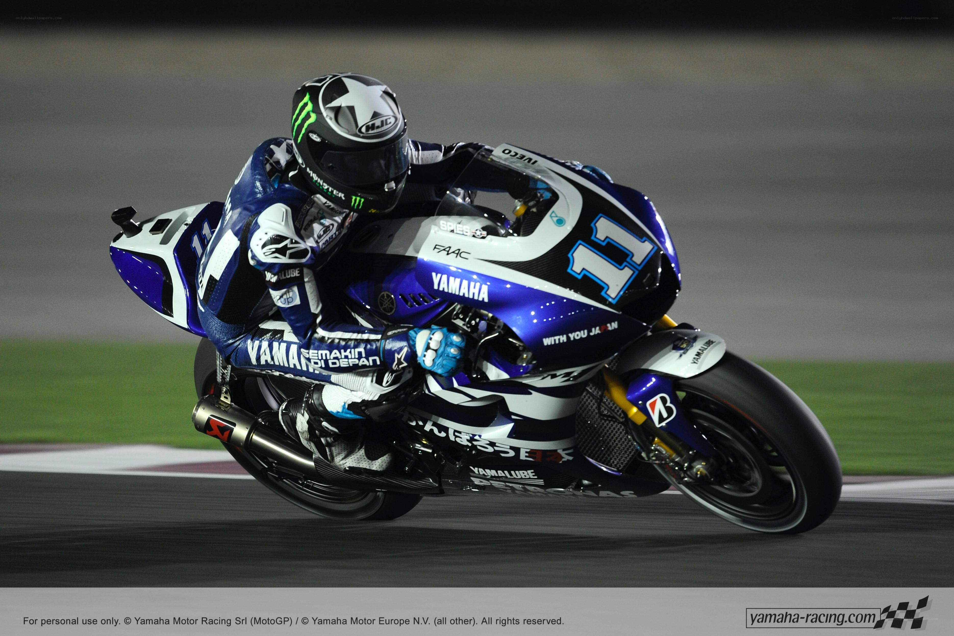 motorcycle racer on track
