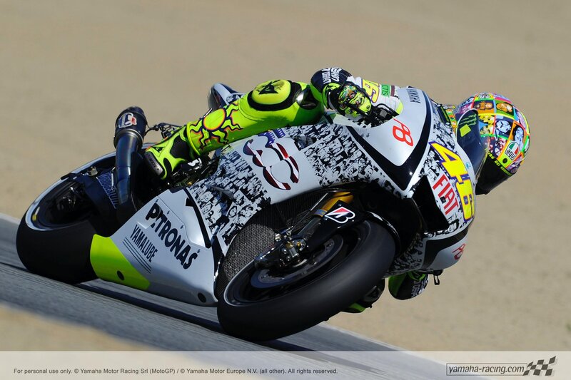 motorcycle racer on track