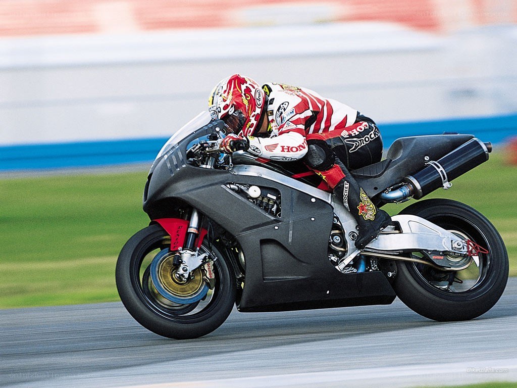 motorcycle racer on track
